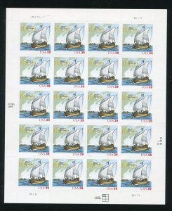 4073 Voyage of Samuel de Champlain Sheet of 20 39¢ Stamps