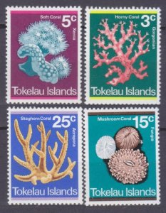 1973 Tokelau 30-33 Corals 9,00 €