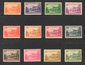 1947-59 Norfolk - Stanley Gibbons #1-12 - Flowers and Birds - 14 Values - MNH**
