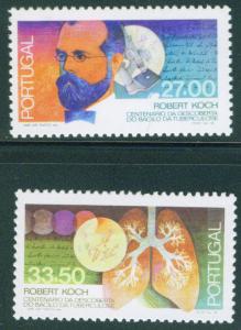 PORTUGAL Scott 1546-7 TB Century 1982 MNH** set CV $3.10