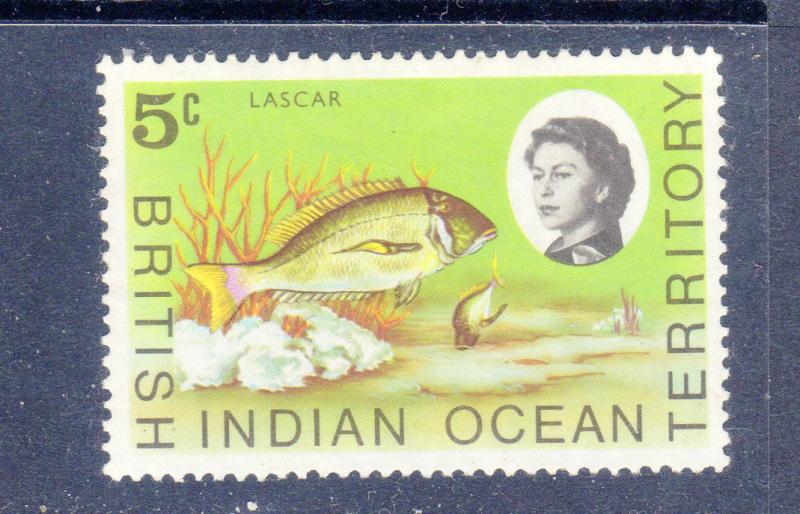 BRITISH INDIAN OCEAN 16 MNH VF