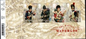 GB - 2015 ''Battle of Waterloo - MNH Sheet w/code # 3414