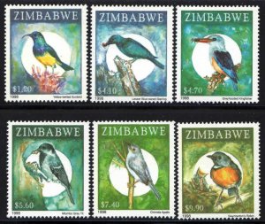 Zimbabwe #806-11 ~ Cplt Set of 6 ~ Birds ~ 1998 ~ Mint, NH