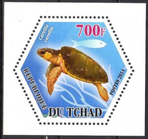 Chad 2014 Turtles (2) MNH Cinderella !