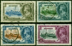 Mauritius 1935 Jubilee Set of 4 SG245-248 Fine Used