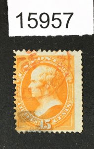MOMEN: US STAMPS # 152 RED CANCEL USED $240 LOT #15957