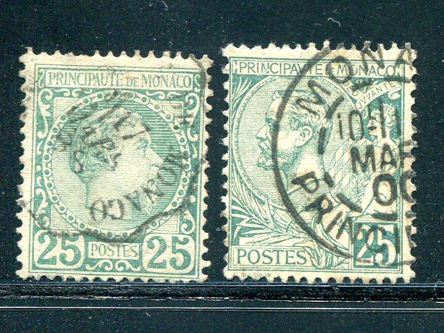 Monaco #6,.20  Used  F-VF  Cat $95  - Lakeshore Philatelics