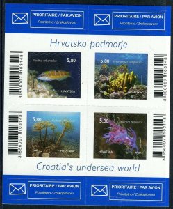 182 CROATIA 2014 - CROATIAN UNDERSEA WORLD - FISH - CORAL - Self-Adhesive Stamps