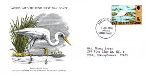 Worldwide First Day Cover, World Life Fund, Gilbert & Ellice Islands