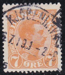 Denmark Sc #98 Used; Mi #97