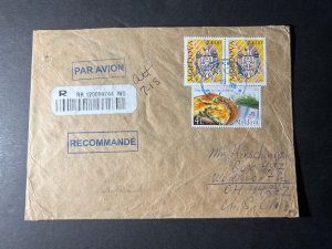 2015 Registered Moldova Airmail Cover Chisinau to Wodsworth OH USA