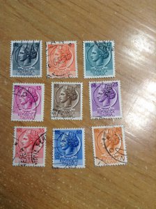 Italy  #  626-33  used