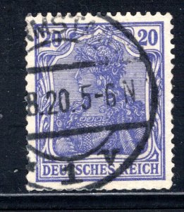 Germany #69a  violet blue shade  Used  VF   CV $75.00   ...   2380083