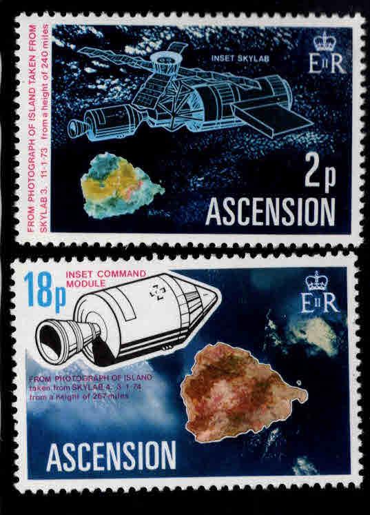 ASCENSION  Scott 183-184 MNH** Skylab set