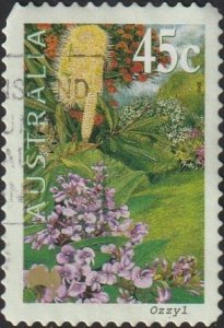 Australia #1823 2000 45c Gardens, Banksia USED-Fine-NH.