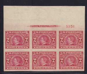 371 TOP XF-S plate block original gum never hinged with nice color ! see pic !