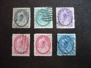 Stamps - Canada - Scott# 74-79 - Used Part Set of 6 Stamps