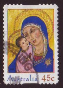 Australia 2005 Sc#2450, 45c Madonna & Child Christmas USED.