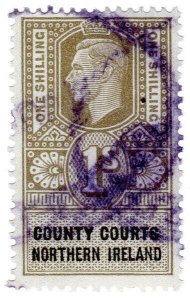 (I.B) George VI Revenue : County Courts (Northern Ireland) 1/-