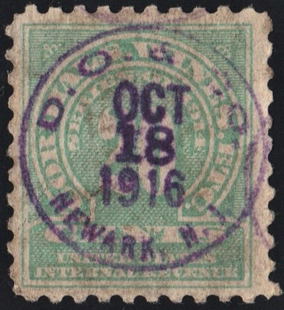 RE12 20¢ Cordials, Wines. Etc. Stamp (1914) Used