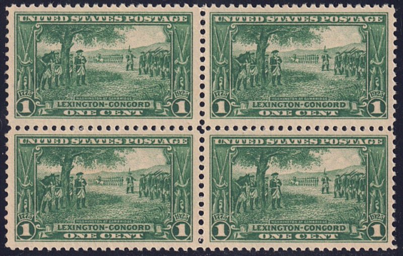 US Scott # 617 Block of 4 VF-XF MNH