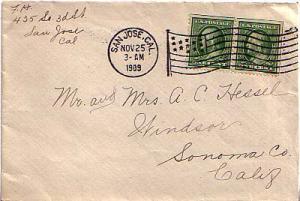 United States, Washington Franklins, Machine Cancel, Flags