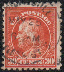 US #439 F/VF used, a tough stamp to find, Super Nice!