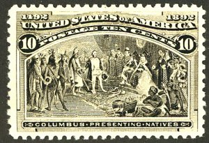 U.S. #237 MINT WITH PSE CERT VF 80