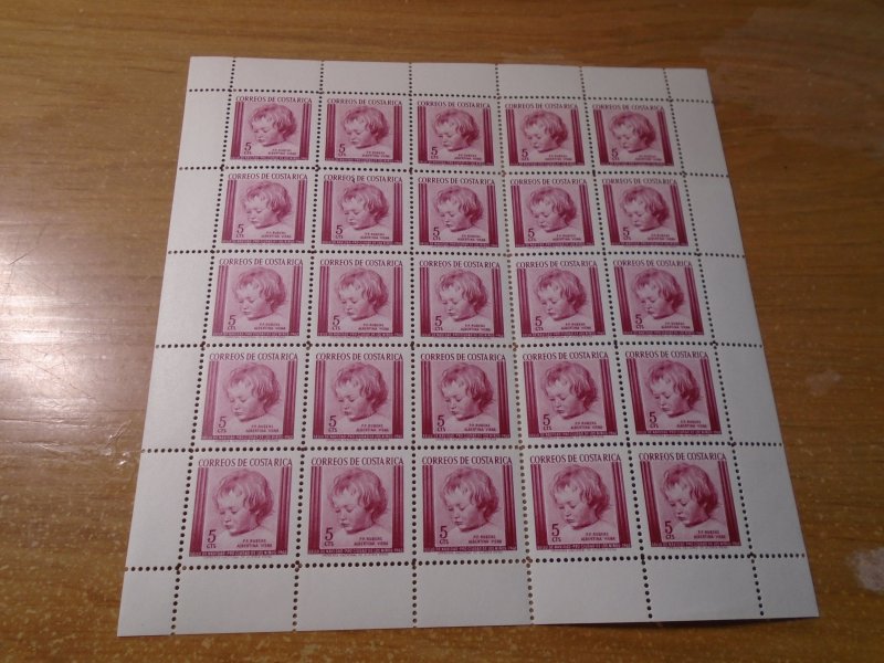 Costa Rica  #  RA12-15  MNH    4 sheets