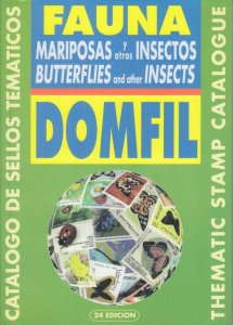 Domfil BUTTERFLIES & INSECTS Thematic Catalogue, 24th Ed,  NEW