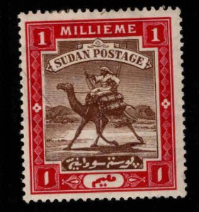 SUDAN Scott 17 MH* Camel mail stamp 1905