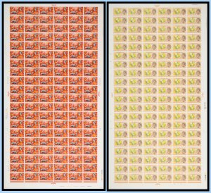 SG637, 638 1963 Nature Week (Ord) Set Full Sheets w/ minor flaws UNMOUNTED MINT