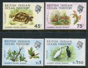 British Indian Ocean Territory 39-42, MNH Nature Reserve 1971: Birds,  x12380