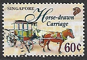 Singapore # 780 - Bullock Cart - used.....{KlBl27}