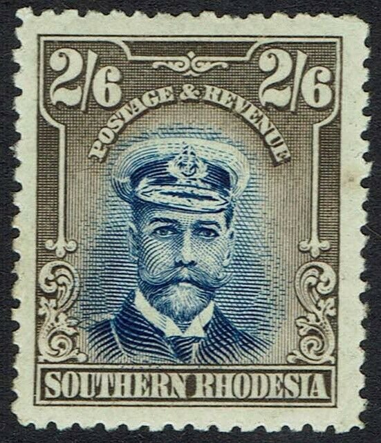 SOUTHERN RHODESIA 1924 KGV ADMIRAL 2/6 