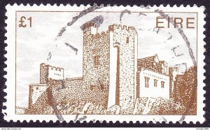 IRELAND 1982 £1 Brown & Grey Irish Architecture SG550 Used