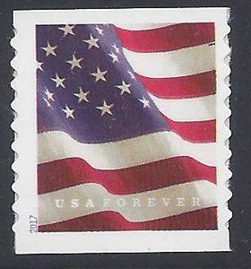 #5159 (49c Forever) US Flag Coil Single (APU) 2017 Mint NH