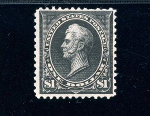USAstamps Unused VF US 1895 $1 Bureau Issue Perry Scott 276 OG MLH SCV $600
