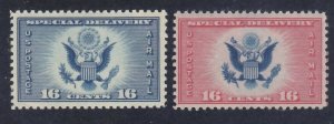 US CE1-2 MNH OG 1934 Air P:ost Special Delivery Set Very Fine