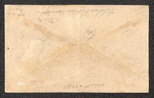 USA #64b STAMP CUMBERLAND MARYLAND CIVIL WAR PATRIOTIC COVER (1860s) 