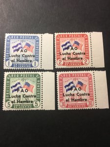 Honduras sc C320-C323 MH w/tabs