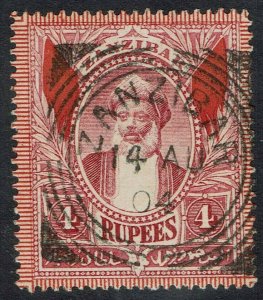 ZANZIBAR 1899 SULTAN 4R USED 