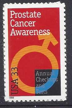 Catalog #3315 Prostate Cancer Awareness Annual Checkups and Tests 33 ct