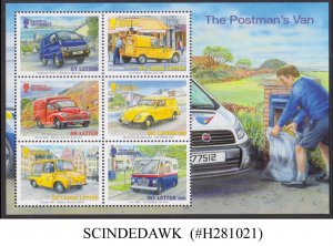 GUERNSEY - 2013 THE POSTMAN'S VAN / ROAD TRANSPORT - MIN/SHT MNH