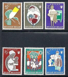 BELGIUM Sc#672-677 set MINT NEVER HINGED