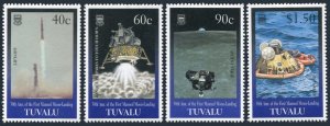 Tuvalu 800-803,804,MNH.Michel 832-836. 1st Manned Moon Landing,30th Ann.1999.