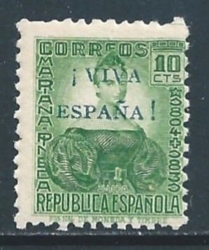 Spain #11L5 NH 10c Mariana Pineda Issue Ovptd.