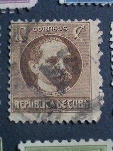 ​CUBA-1917-SC#264//279-13 OVER 100 YEARS OLD CUBA FAMOUS PERSONS USED STAMPS