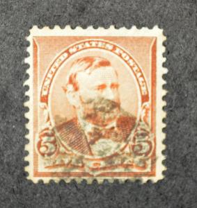 USA Scott #223,F, cancelled