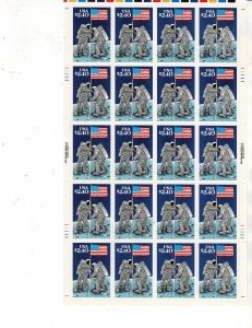 20th Anniversary Moon Landing $2.40 US Priority Mail Postage Sheet #2419 VF MNH